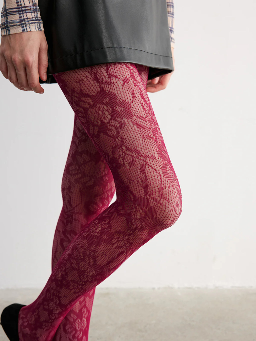 Floral Lace Tights