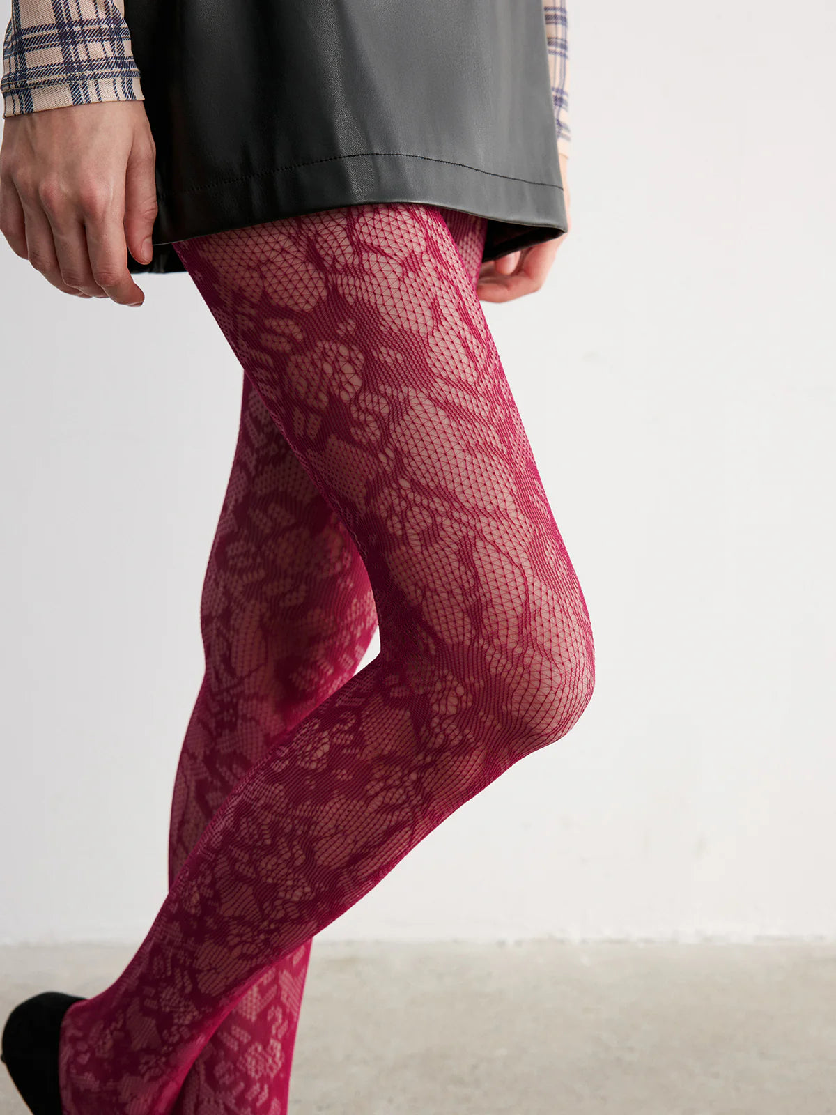 Floral Lace Tights