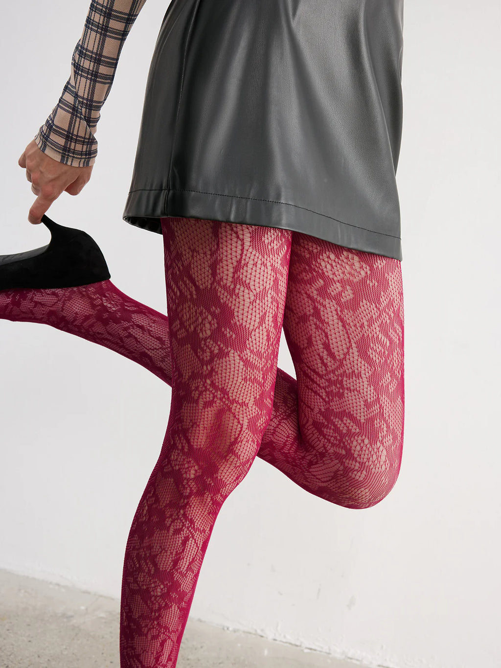 Floral Lace Tights